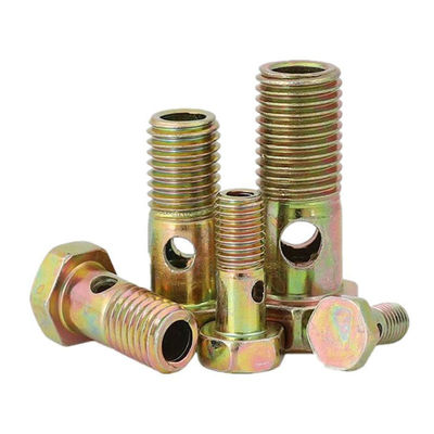 Μηχανολογική M16 βαθμός 4.8/6.8/8.8 Banjo Bolt Κούφια βίδα για αυτοκινητοβιομηχανικά στερεοδευτικά