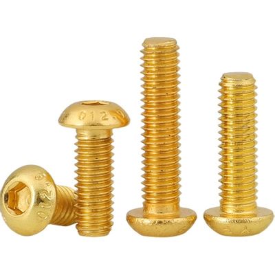 M5-M100 Χαλκό Κεράσινο ISO7380 Hex Socket Button Head Security Cap Screw Bolt για Βιομηχανικά