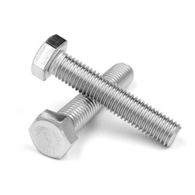 Χάλυβα από ανοξείδωτο χάλυβα Hex Head Whole Threaded Bolt DIN933 Grade 4.8/8.8/10.9/12.9 HDG Finish