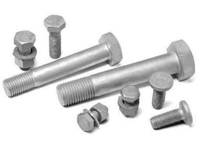 Υψηλής αντοχής HDG Hex Bolts και Nuts Set για βαριά κατασκευή μήκος 20mm-300m