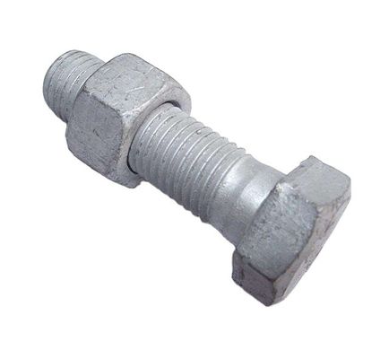 Υψηλής αντοχής HDG Hex Bolts και Nuts Set για βαριά κατασκευή μήκος 20mm-300m