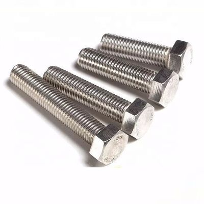 ISO9001 Πιστοποιημένο M2-M100 DIN931 DIN933 Hex Head Bolts and Nuts με και Πιστοποίηση