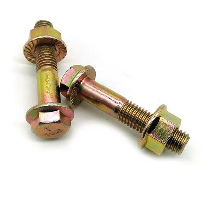 Κατηγορία 4.8/8.8/10.9 DIN Standard Hex Head Flange Bolts and Nuts με μαύρο φινίρισμα
