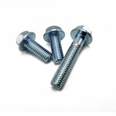 Κατηγορία 4.8/8.8/10.9 DIN Standard Hex Head Flange Bolts and Nuts με μαύρο φινίρισμα