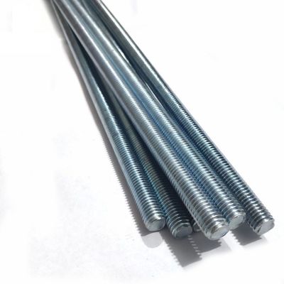 Απευθείας προμήθεια DIN Grade 4.8/6.8/8.8 Carbon/Stainless Steel Galvanized Threaded Rod M10