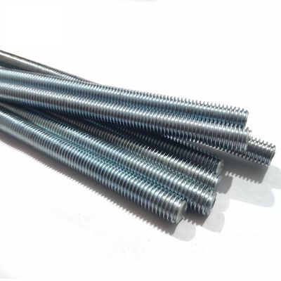 Απευθείας προμήθεια DIN Grade 4.8/6.8/8.8 Carbon/Stainless Steel Galvanized Threaded Rod M10