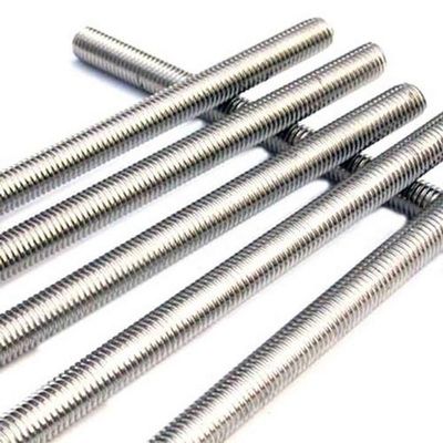 Κατηγορία 4.8 Ζυγισμένο χάλυβα άνθρακα Gi Stud Threaded Rod για βιομηχανικές εφαρμογές