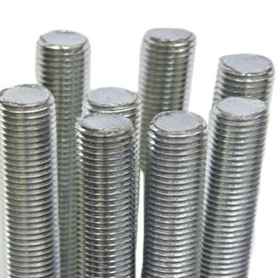 Κατηγορία 4.8 Ζυγισμένο χάλυβα άνθρακα Gi Stud Threaded Rod για βιομηχανικές εφαρμογές