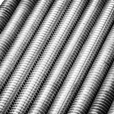 Κατηγορία 4.8 Ζυγισμένο χάλυβα άνθρακα Gi Stud Threaded Rod για βιομηχανικές εφαρμογές