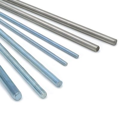 Κατηγορία 4.8 Ζυγισμένο χάλυβα άνθρακα Gi Stud Threaded Rod για βιομηχανικές εφαρμογές