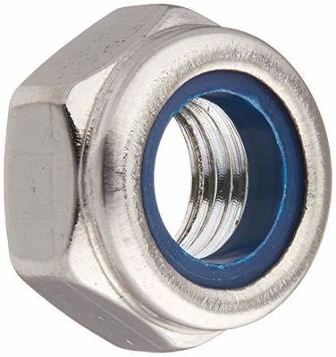 DIN985 DIN982 Ζυγισμένο M8 M10 M12 Νάιλον Insert Lock Nut Metric Μαύρο οξείδιο φινίρισμα