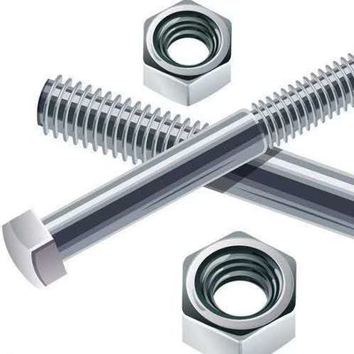 Κίτρινος ψευδάργυρος ANSI Hebei Fastener Grade 4.8/8.8/10.9 M6 M8 M10 M12 M16 DIN933 Hex Bolt
