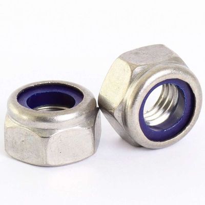 DIN985 DIN982 Ζυγισμένο M8 M10 M12 Νάιλον Insert Lock Nut Metric Μαύρο οξείδιο φινίρισμα