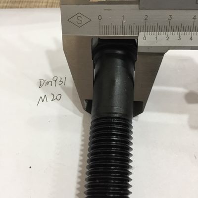 Κίτρινος ψευδάργυρος ANSI Hebei Fastener Grade 4.8/8.8/10.9 M6 M8 M10 M12 M16 DIN933 Hex Bolt