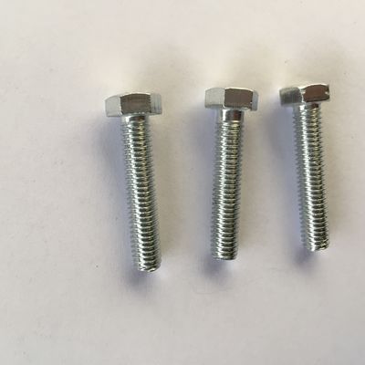 Ατσάλι από ανοξείδωτο χάλυβα Hex Bolt και Nut Din933 Δυναμικό στερέωσης HDG Grade 4.8/ 8.8/ 10.9/ 12.9 Ect