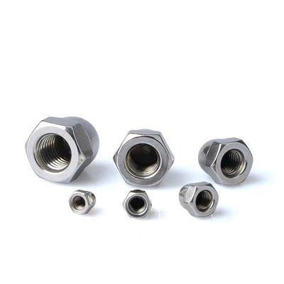 M6 Flange Dome Cap Nut Η ανώτατη περίοδος πληρωμής της βαριάς βιομηχανίας T/T για τα ατσάλινα καπάκια