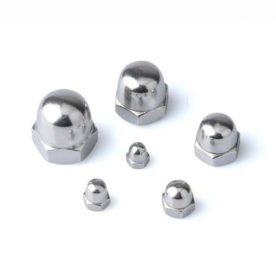 M6 Flange Dome Cap Nut Η ανώτατη περίοδος πληρωμής της βαριάς βιομηχανίας T/T για τα ατσάλινα καπάκια