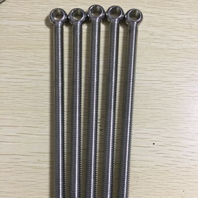 Σιδηροτροφείο από ανοξείδωτο χάλυβα DIN444 UNI6058 Σιδηροτροφείο ματιών 8.8 με κίτρινο ψευδάργυρο φινίρισμα και γάντζο