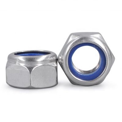 Μεγάλη ποσότητα Din 985 Hexagon Hex Black Nylon Lock Nut με μετρικό σύστημα μέτρησης