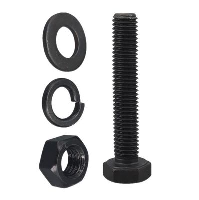 4.8 8.8 10.9 12.9 DIN933 931 Hex Bolt με φινίρισμα ZINC και πιστοποίηση ISO9001