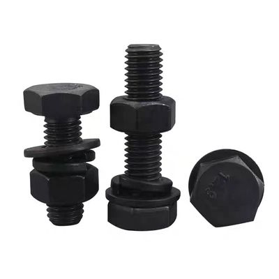 ΜΜ10-MM500 Σκληροειδής φινίρισμα έξι-κεντρικά μπουλόνια, νάτσες και πλυντήρια από την Handan DIN933 DIN931