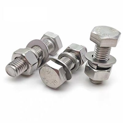 ΜΜ10-MM500 Σκληροειδής φινίρισμα έξι-κεντρικά μπουλόνια, νάτσες και πλυντήρια από την Handan DIN933 DIN931