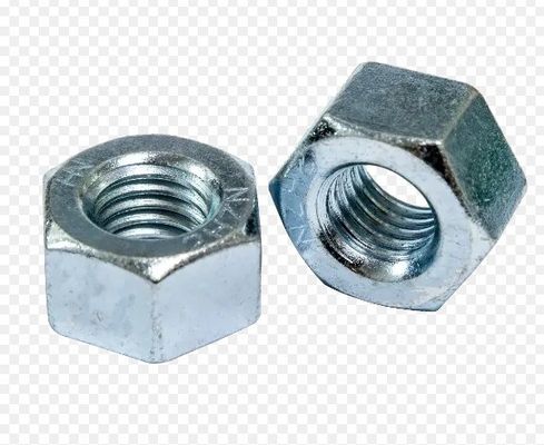 Ατσάλι άνθρακα Hex Head Nut M6 M8 M10 DIN934 για έργα κατασκευής κτιρίων