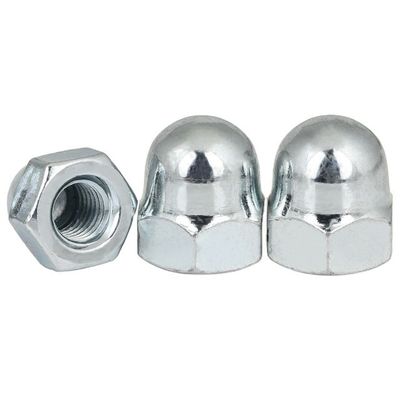 Άμεση προμήθεια DIN1587 Hex Dome Cap Nuts σε νικέλιο γαλβανισμένο λευκό μπλε ψευδάργυρο