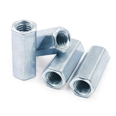 DIN Standard Plain Zinc Galvanized Hexagon Long Nut M5-120 για τη σύνδεση συσσωρευτών