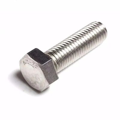 Καθαρό φινίρισμα από ανοξείδωτο χάλυβα Hex Head Bolts Nuts Washers με προσαρμόσιμες επιλογές