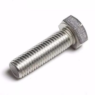 Καθαρό φινίρισμα από ανοξείδωτο χάλυβα Hex Head Bolts Nuts Washers με προσαρμόσιμες επιλογές