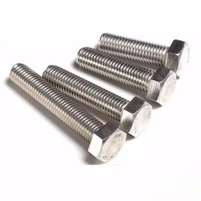 Καθαρό φινίρισμα από ανοξείδωτο χάλυβα Hex Head Bolts Nuts Washers με προσαρμόσιμες επιλογές