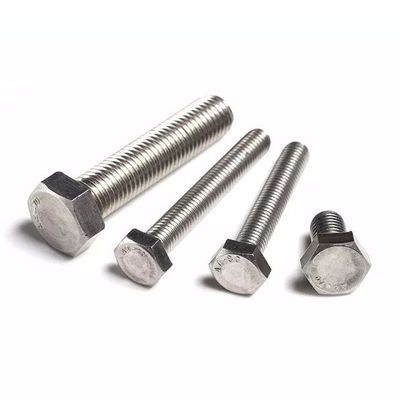 Καθαρό φινίρισμα από ανοξείδωτο χάλυβα Hex Head Bolts Nuts Washers με προσαρμόσιμες επιλογές