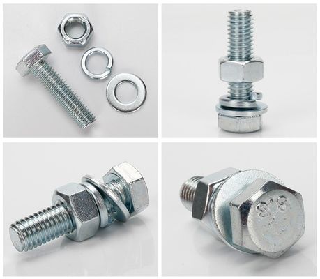 Κατασκευή κτιρίων Πλήρης έλξης χάλυβα Hex Bolt 10mm-500mm μήκος για το κτίριο