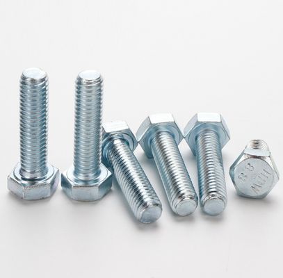Κατασκευή κτιρίων Πλήρης έλξης χάλυβα Hex Bolt 10mm-500mm μήκος για το κτίριο