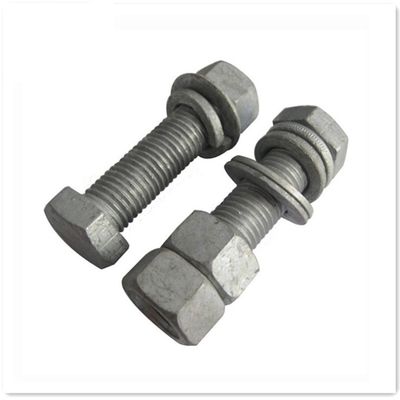 Επαγγελματικά κτίρια Hex Bolts and Nuts Din933/Din931 σε εξατομικευμένο μέγεθος για το κτίριο