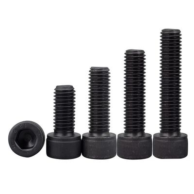Μαύρο χάλυβα DIN 912 12.9 Hex Allen Key Bolt M8 M25 Grade 12.9 Πιστοποιητικό ISO9001