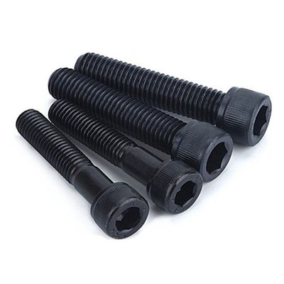 Μαύρο χάλυβα DIN 912 12.9 Hex Allen Key Bolt M8 M25 Grade 12.9 Πιστοποιητικό ISO9001