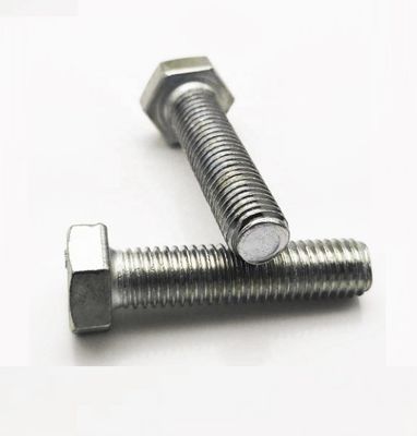 9mm Ζινκ-επεξεργασία από ανοξείδωτο χάλυβα Hex Nut και Bolt ΖΙΝΚ Τελείωση για ευελιξία