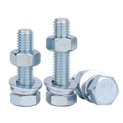 DIN 933 HDG Full Threaded Hex Bolt για βιομηχανική κλάση 4.8/8.8/10.9/12.9