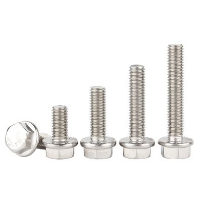 Ατσάλι από ανοξείδωτο χάλυβα A2 70 A4 80 Hex Flange Bolt DIN6921