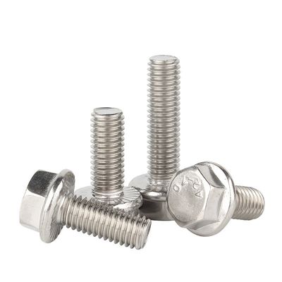 Ατσάλι από ανοξείδωτο χάλυβα A2 70 A4 80 Hex Flange Bolt DIN6921