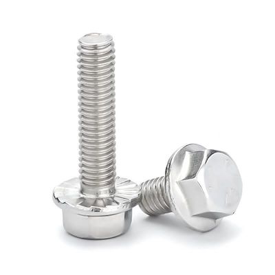 Ατσάλι από ανοξείδωτο χάλυβα A2 70 A4 80 Hex Flange Bolt DIN6921