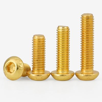 M5-M100 Χαλκό Κεράσινο ISO7380 Hex Socket Button Head Security Cap Screw Bolt για Βιομηχανικά
