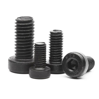 Χάλυβα άνθρακα Hex Socket Bolt Din912 12.9 βαθμός με οξείδωση μαύρισμα κεφάλι κύπελλο