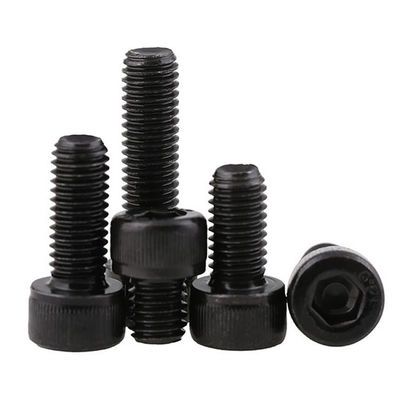 Χάλυβα άνθρακα Hex Socket Bolt Din912 12.9 βαθμός με οξείδωση μαύρισμα κεφάλι κύπελλο