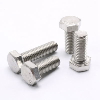 Χάλυβα από ανοξείδωτο χάλυβα Hex Head Whole Threaded Bolt DIN933 Grade 4.8/8.8/10.9/12.9 HDG Finish