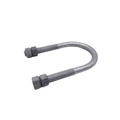Μηχανολογικός 304 ανοξείδωτου χάλυβα U-Bolt DIN3570 Horseback Pipe Clamp Ενσωματωμένος U-Clamp