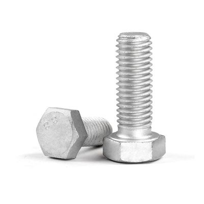 M6 M8 Υψηλή αντοχή DIN931 DIN933 βαθμός 4.8 8.8 10.9 12.9 Hex Head Bolt and Nut