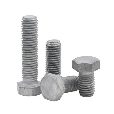 M6 M8 Υψηλή αντοχή DIN931 DIN933 βαθμός 4.8 8.8 10.9 12.9 Hex Head Bolt and Nut